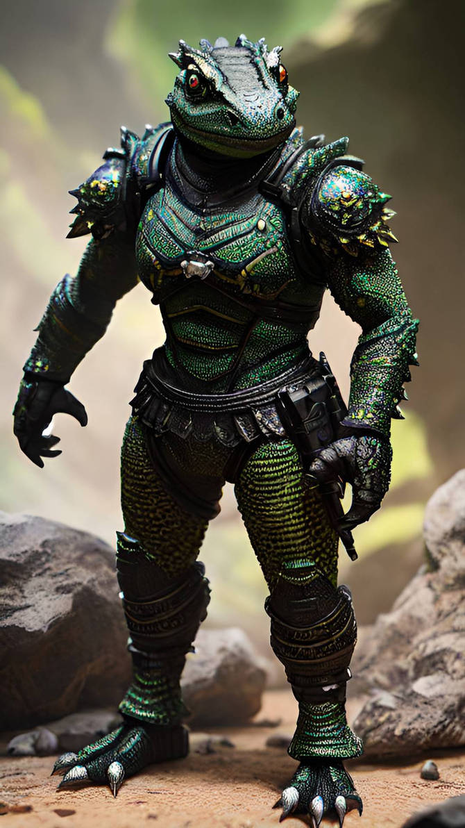 lizard by bennyaiart on DeviantArt