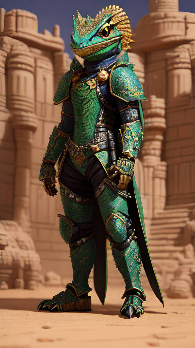 lizard by bennyaiart on DeviantArt