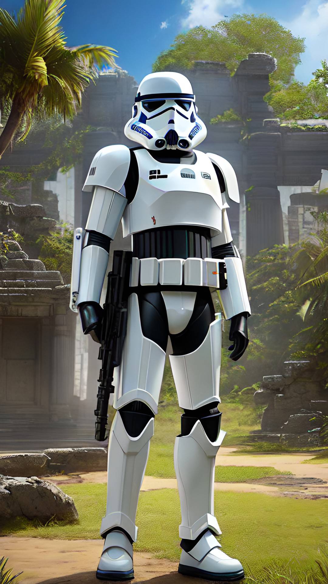stawars storm trooper by bennyaiart on DeviantArt