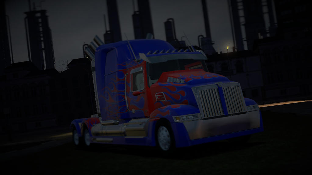 Optimus Prime (truck mode) by tannerthecat1996 on DeviantArt