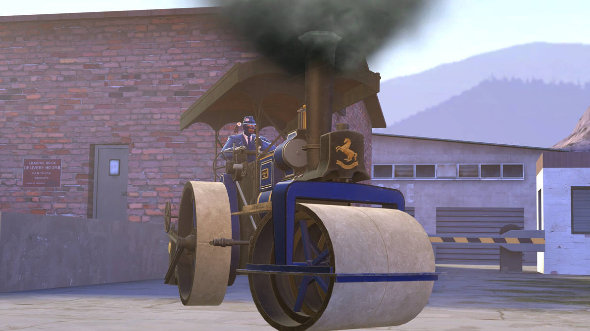 Driving a Steamroller by tannerthecat1996 on DeviantArt