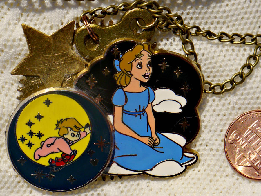 Disney Peter Pan Wendy Michael Steampunk Necklace