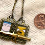 Adventure Time Finn Jake Brass Sword Necklace