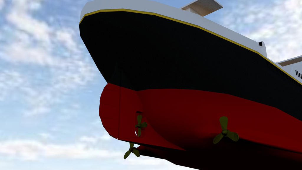 Titanic Rutter Titanic Propellers and Rudder (Blender Model) by Cleptrophese on DeviantArt