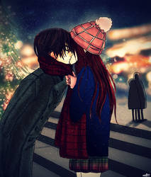 Christmas Kiss - KanameANDYuki by SuNsKyle