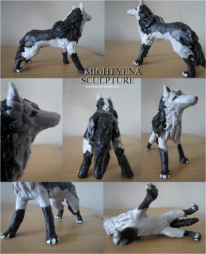 Mightyena Sculpture