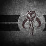 Mandalorian Skull Desktop Wallpaper