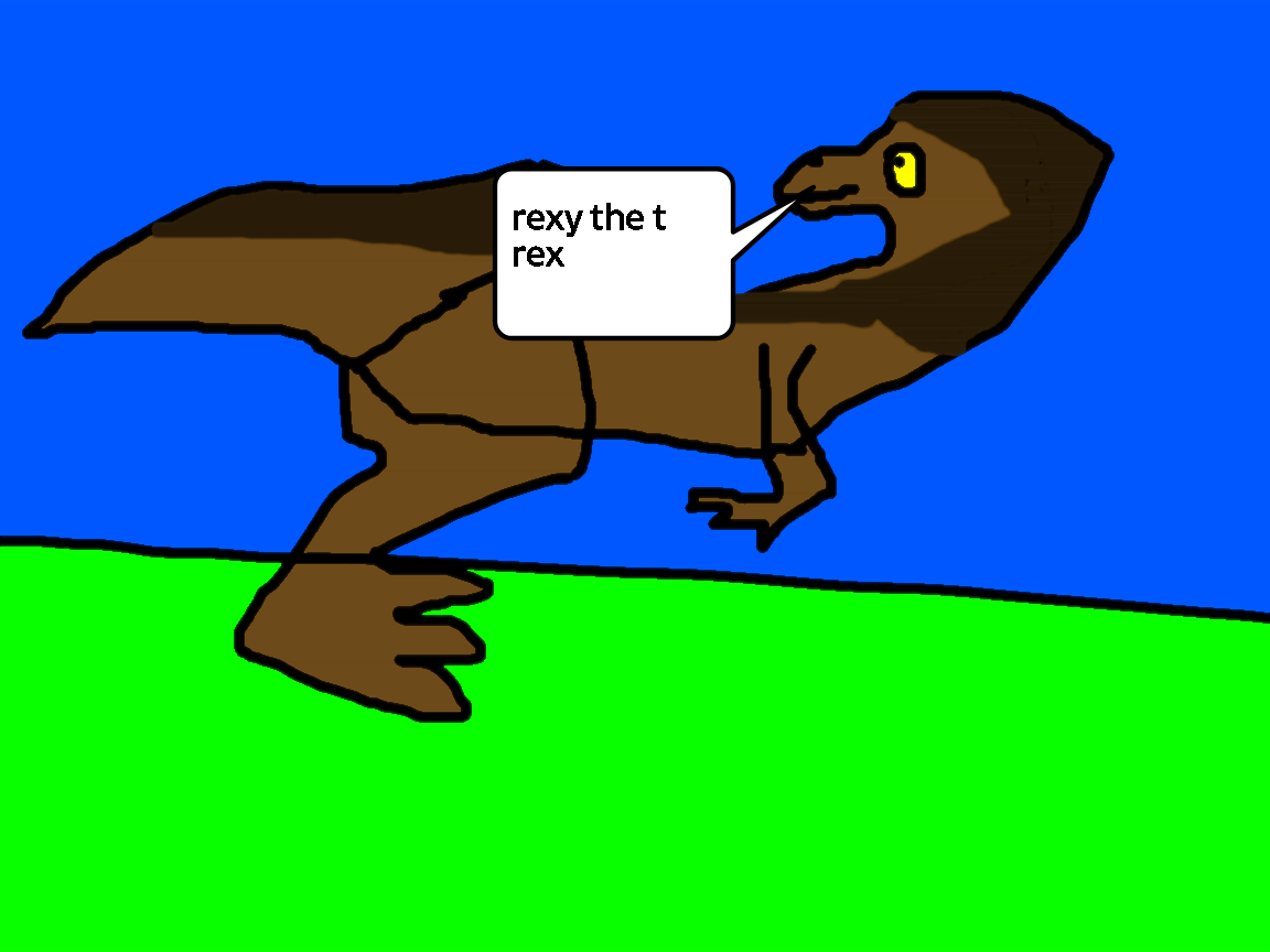 rexy the t rex by jurassicworldplay19 on DeviantArt