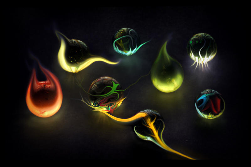 Alchemist`s lab - The elements by Kalos-Kagathos on DeviantArt