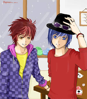 Winter - Ken and Daisuke