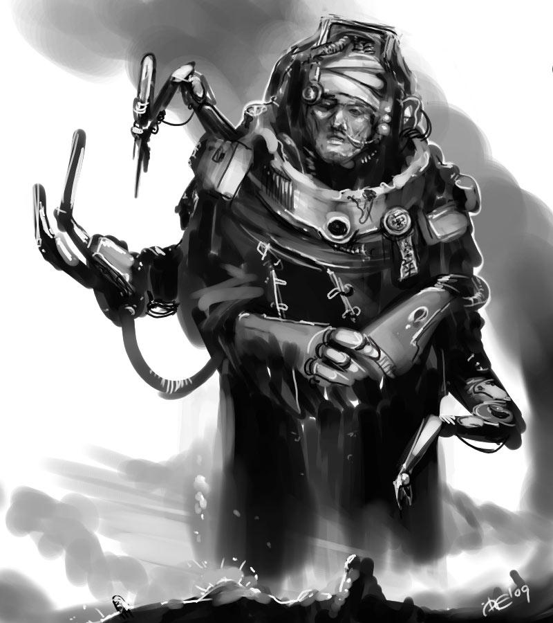 Tech Priest by Winterhall on DeviantArt