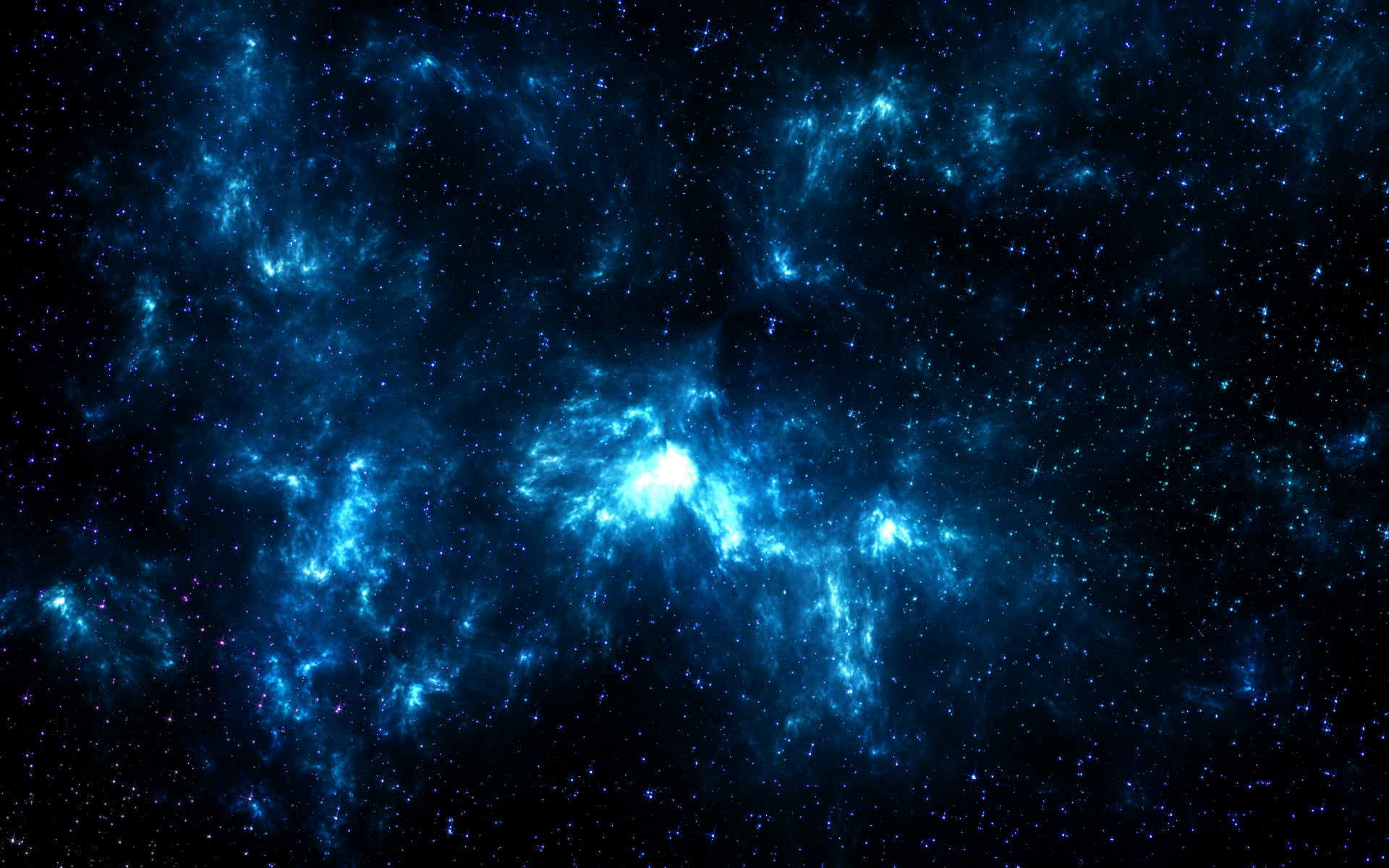 Blue space hot sale background