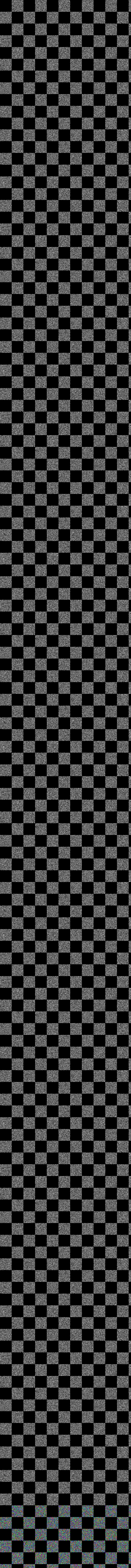 Checkered Black And White Static