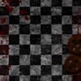 Black and White with colored cogs and blood