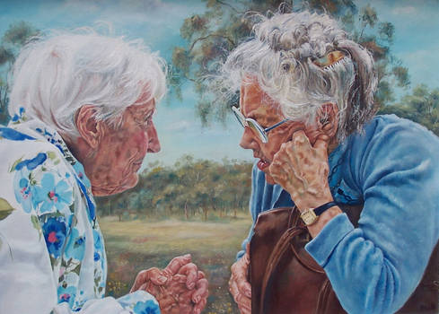Reminiscing - Oil Painting