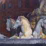 Neptunes Horses - Florence- Oil Painting