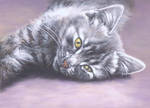 Lexi - Pastel Painting by AstridBruning