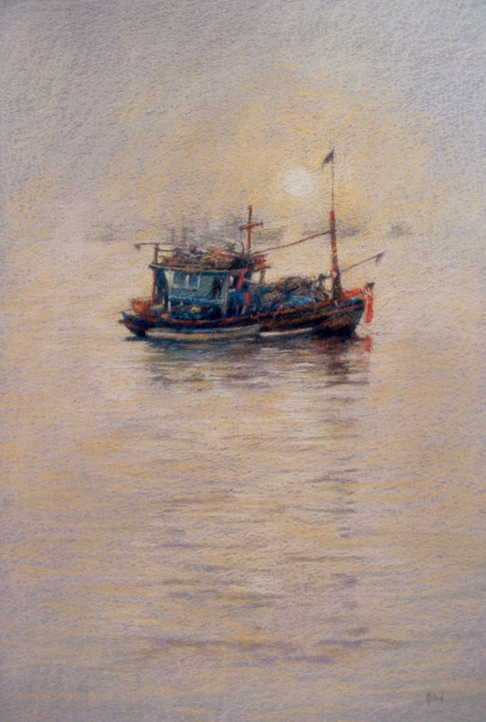 Fishing Boat - Pataya Thailand- PAINTING