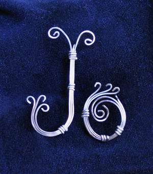 ::  Jo::   Silver Wire wrapping