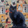 The Black Cat - PAINTING