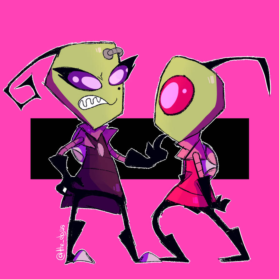 Zim and tak by gatoSsalvaje on DeviantArt