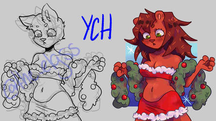 YCH christmas furry