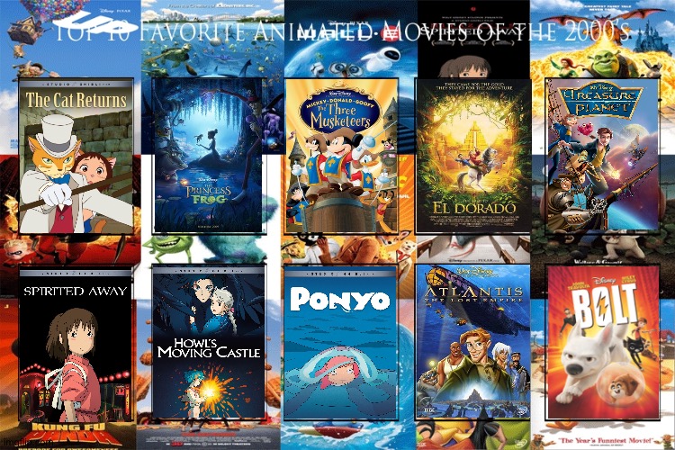 My Top 10 Favorite Animated Films from the 2000s by WanderSong on DeviantArt My Top 10 Favorite Animated Films from the 2000s by WanderSong on DeviantArt