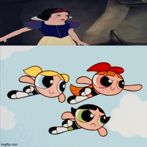 Powerpuff Rescuing The Powerpuff Girls rescue Snow White by ClopinStarchbopper on DeviantArt