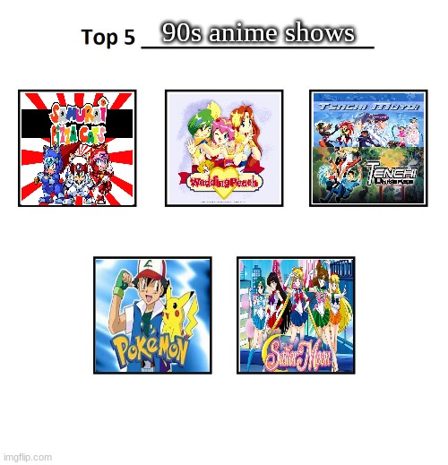 My Top 5 Favorite 90s Anime Shows by WanderSong on DeviantArt My Top 5 Favorite 90s Anime Shows by WanderSong on DeviantArt