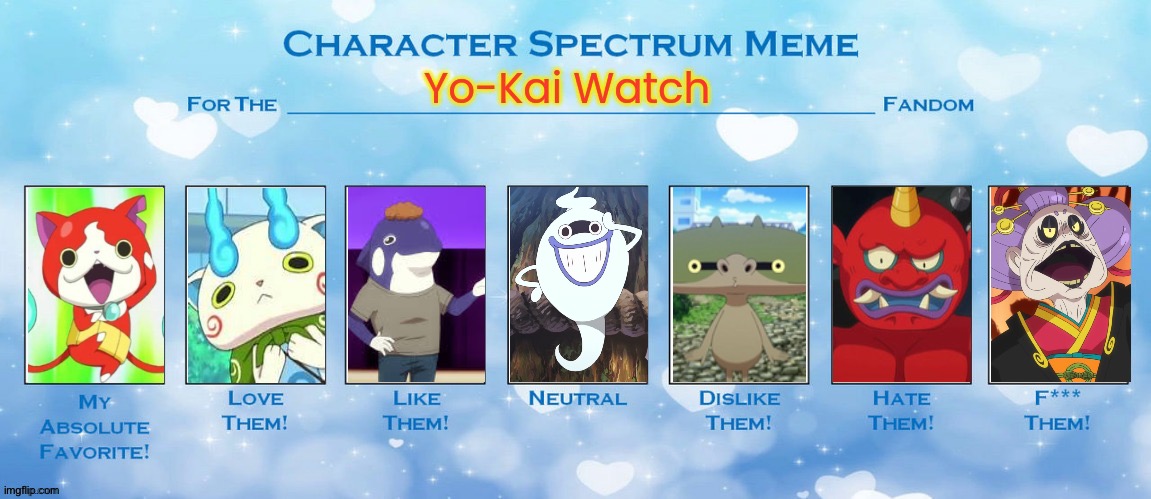 Yo-kai Watch Characters by GabrielaMichelle on DeviantArt