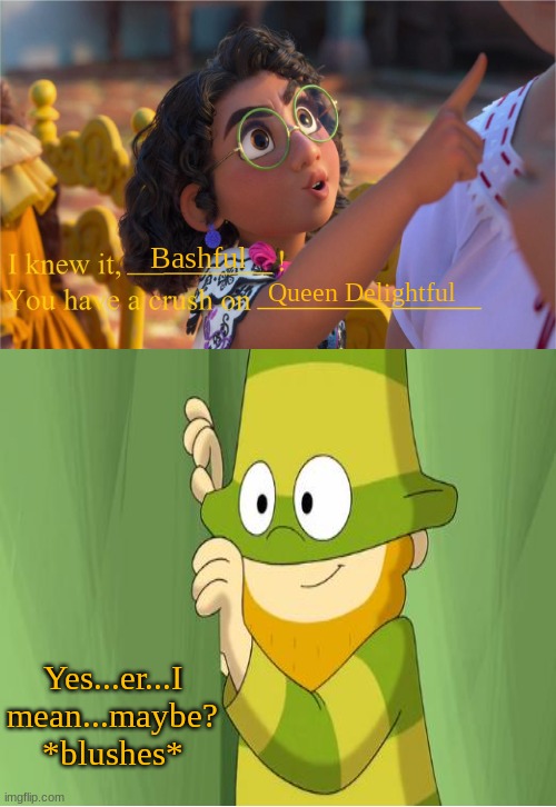 Mirabel Knows Bashful Has A Crush By Wandersong On Deviantart Mirabel Knows Bashful Has A Crush By Wandersong On Deviantart