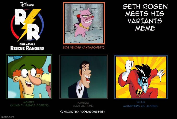 Paul Rugg meets his Variants by ClopinStarchbopper on DeviantArt