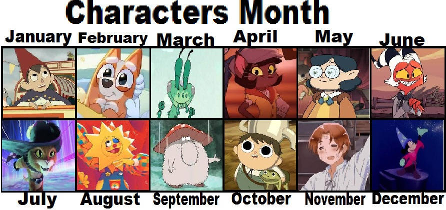 Characters Month Meme 3 By WanderSong On DeviantArt