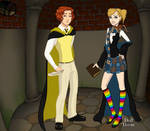 Starchy and Ima at Hogwarts