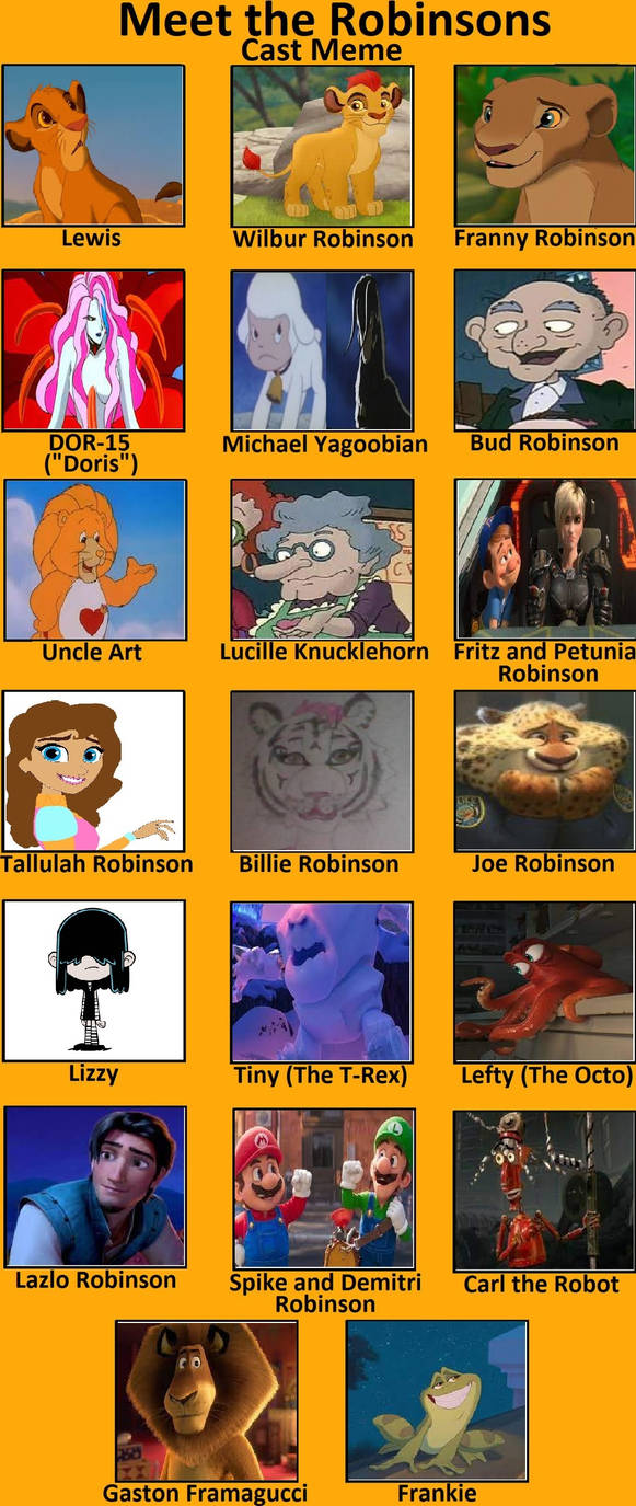 Meet The Robinsons Recast by WanderSong on DeviantArt