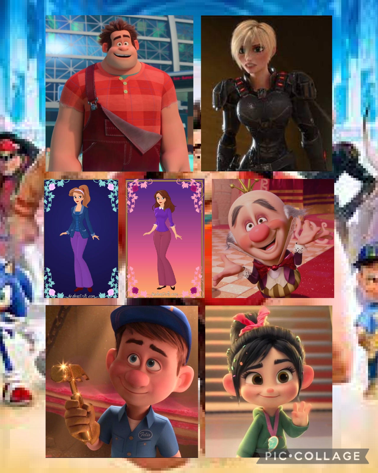 Racket Ralph Cast CT-Wreck It Ralph cast plus Freida and Claire by WanderSong on DeviantArt