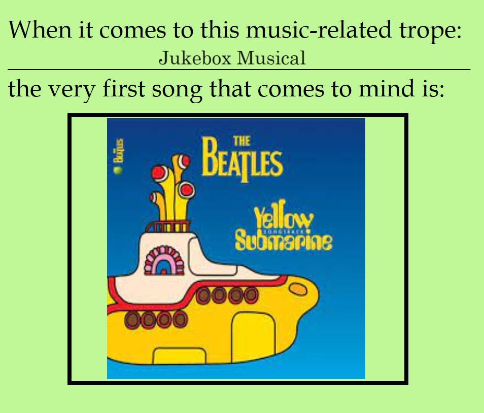 Music Trope Meme: Jukebox Musical by WanderSong on DeviantArt