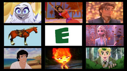 Favorite Letter E Characters