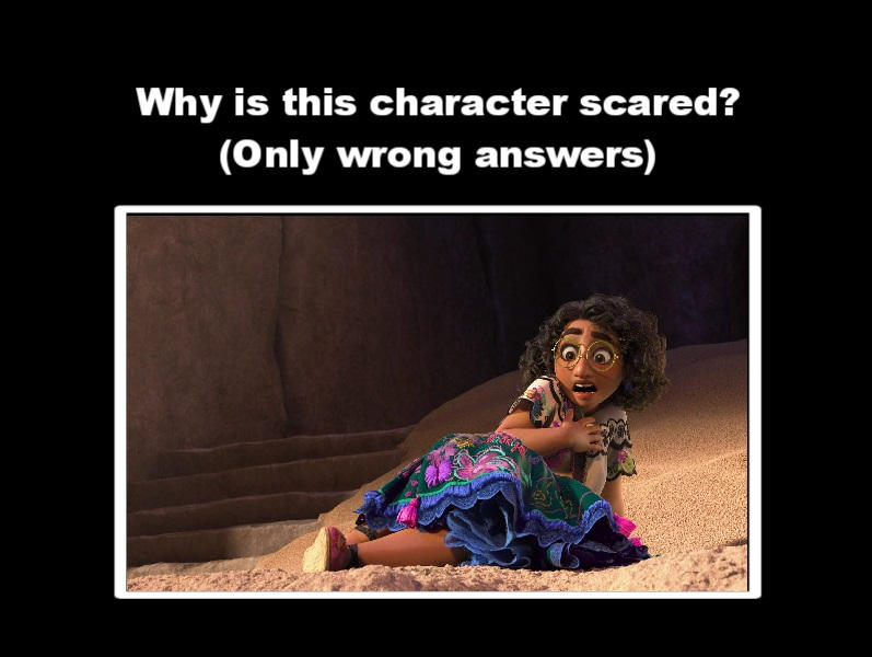 Mirabel Insecure Why Is Mirabel Scared by ClopinStarchbopper on DeviantArt
