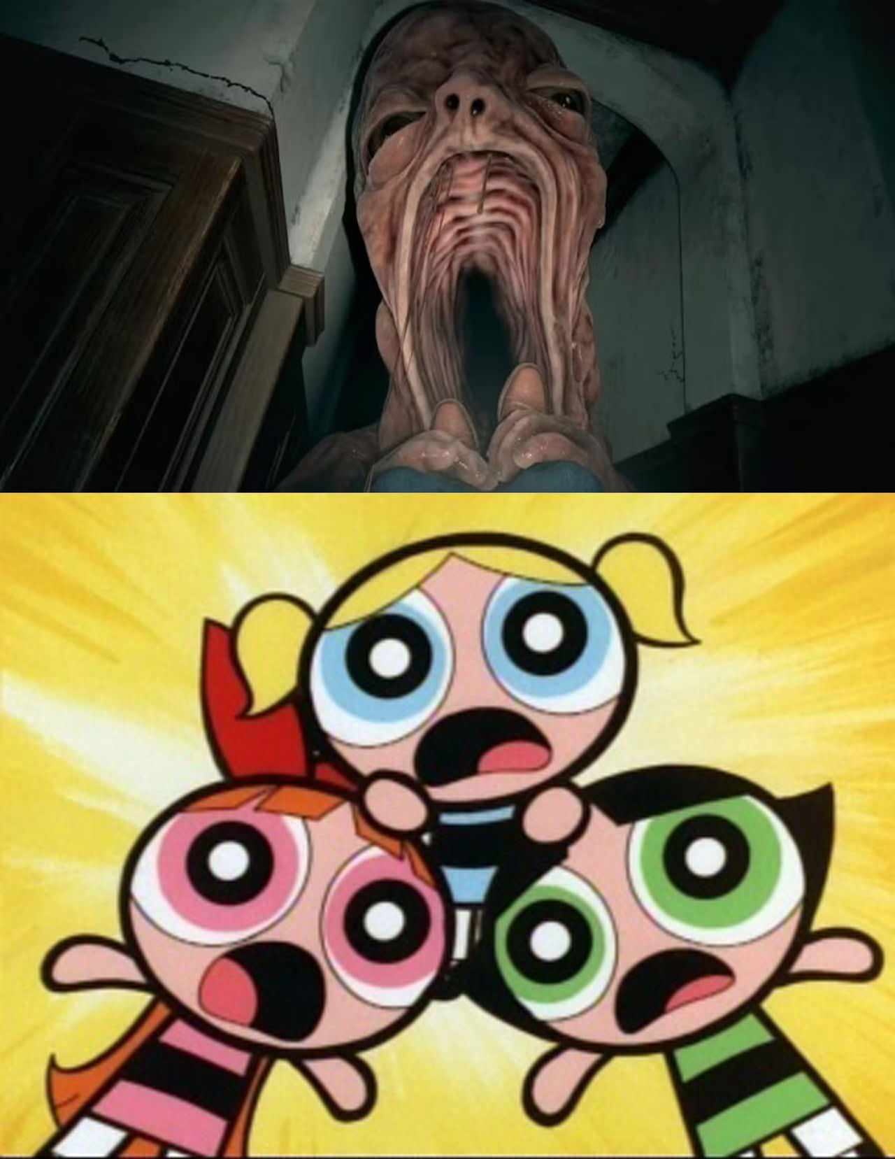 Fetus Monster Makes The Powerpuff Girls Scream