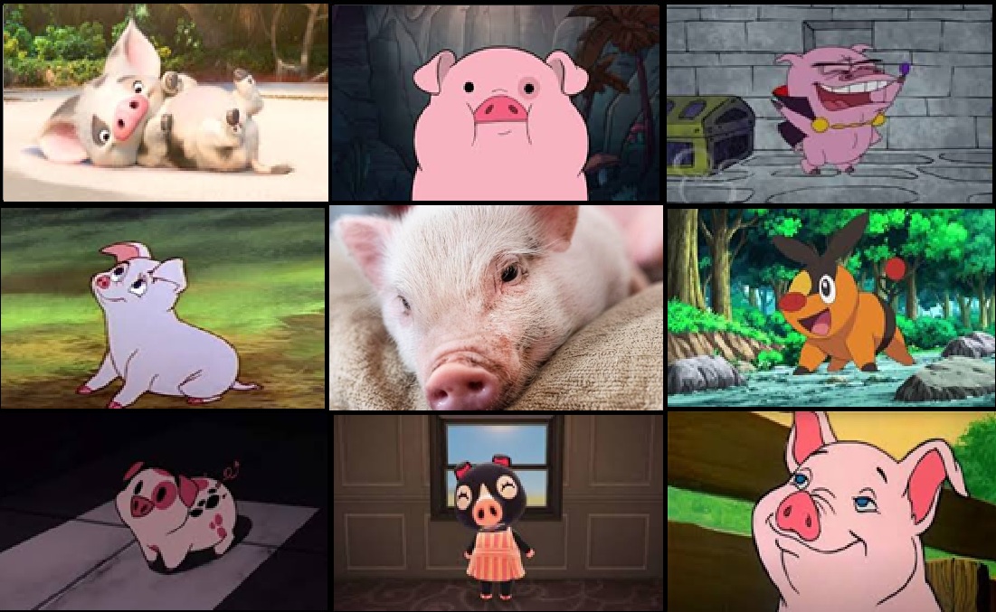 Two Character Pigs My Favorite Pig Characters by ClopinStarchbopper on DeviantArt
