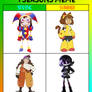 Glitch Girls as the 4 Seasons