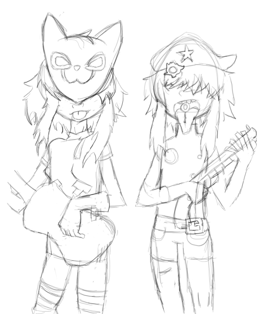 Noodle and Noodle: sketch