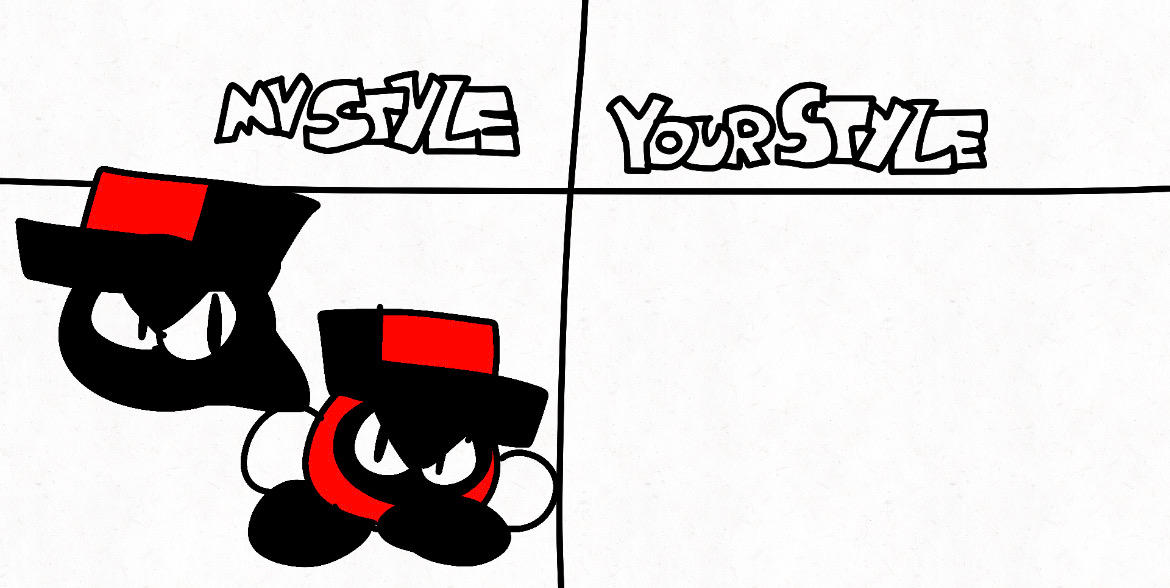 My Style Vs your Style Freddy Edition by RedCat35 on DeviantArt