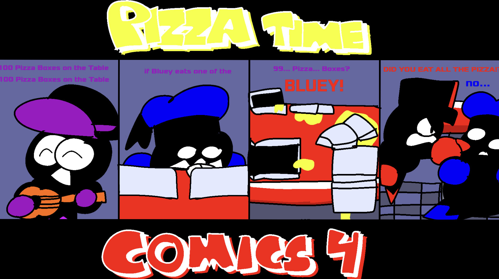 Pizza Time Comic 4 (100 Pizza Boxes) by RedCat35 on DeviantArt