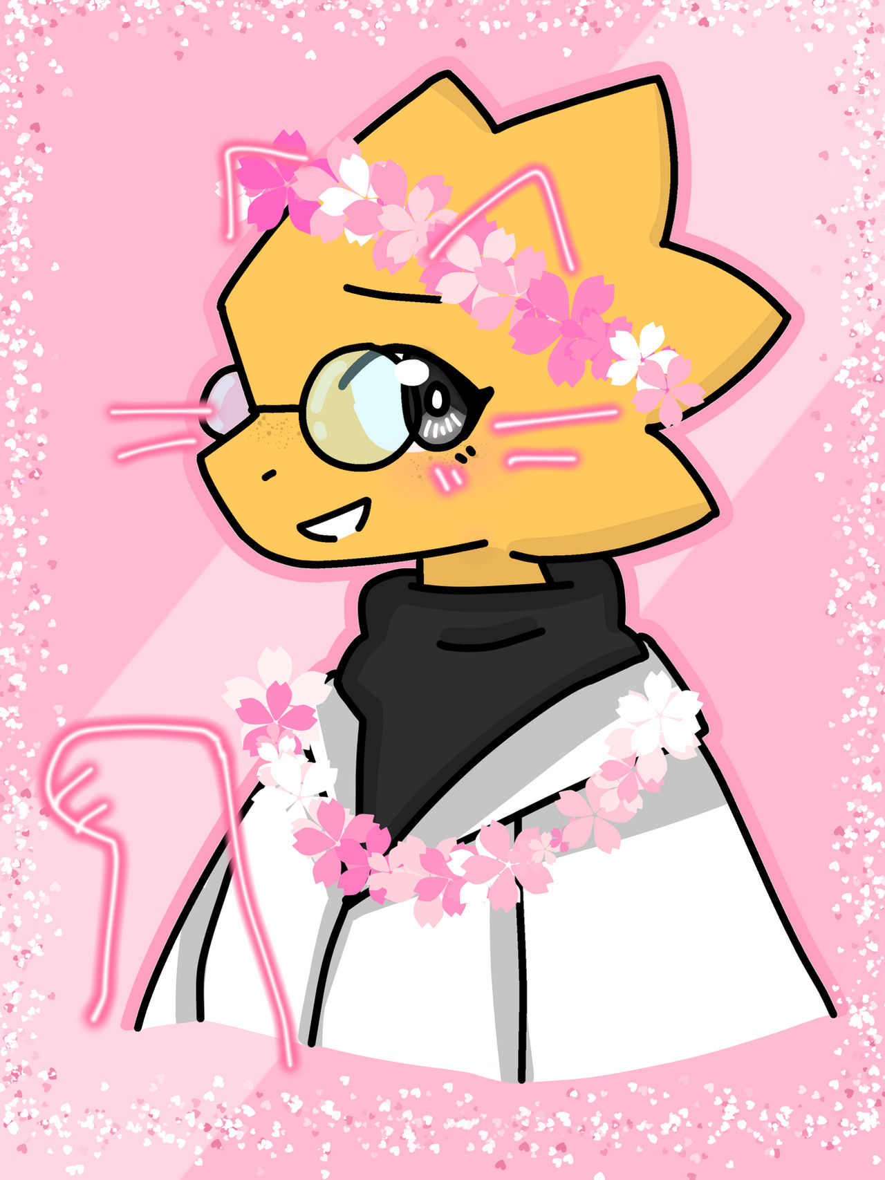 Alphys with cat ears by NoobyNubIsNoob on DeviantArt