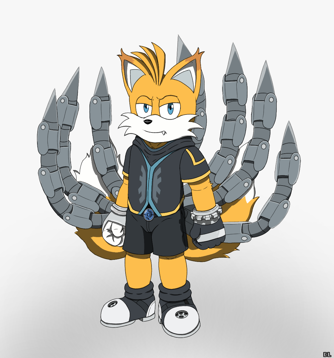 Mega 9 Tails Tails Nine by DoomLazy27 on DeviantArt