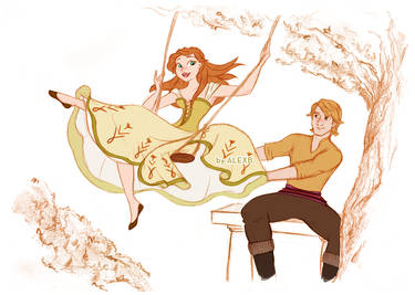 Disney's Frozen - Anna and Kristoff - The Swing