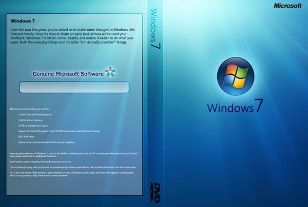 Windows 7 DVD Cover by magbanuamicah on DeviantArt