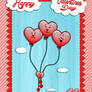 Valentine Card Balloons